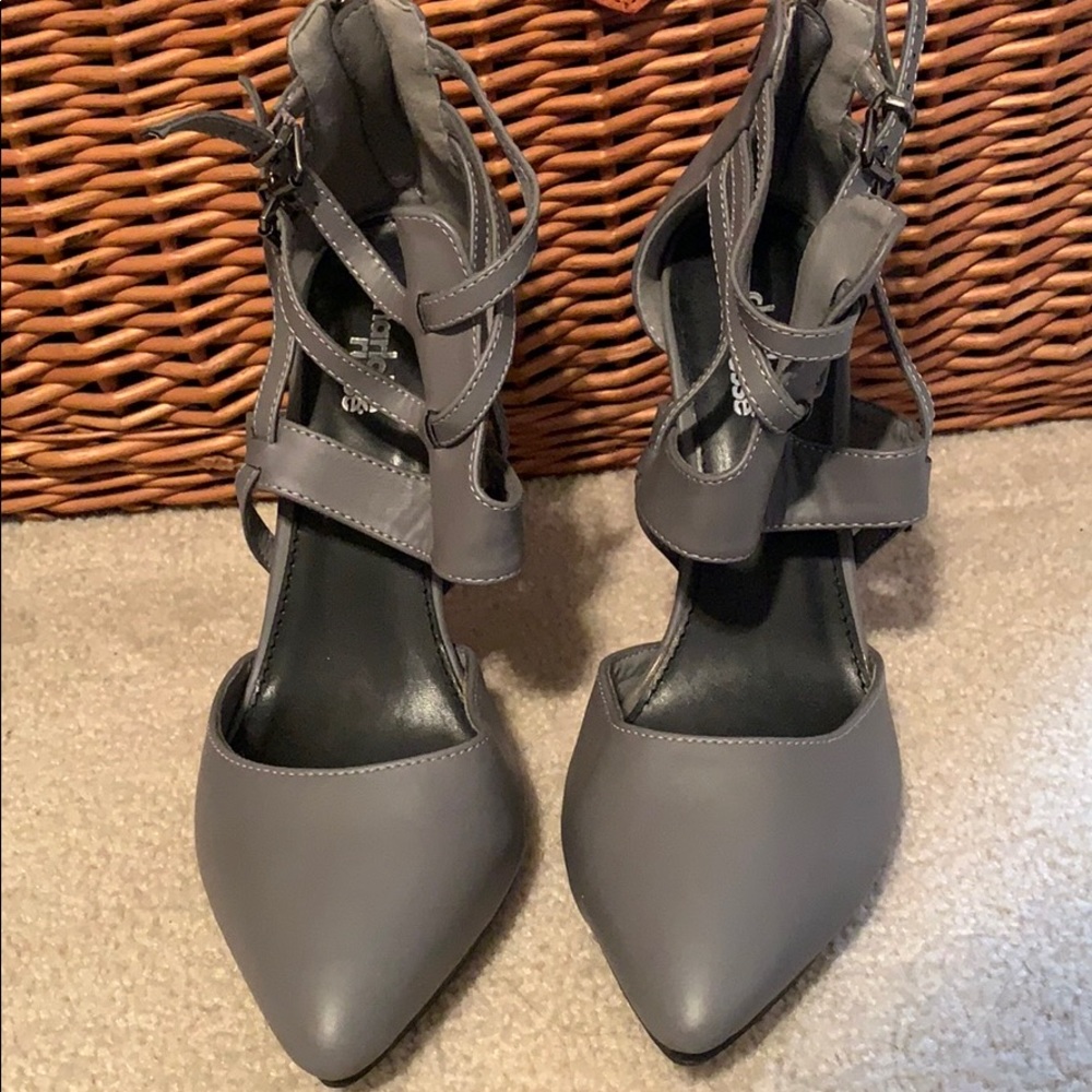 Grey heels